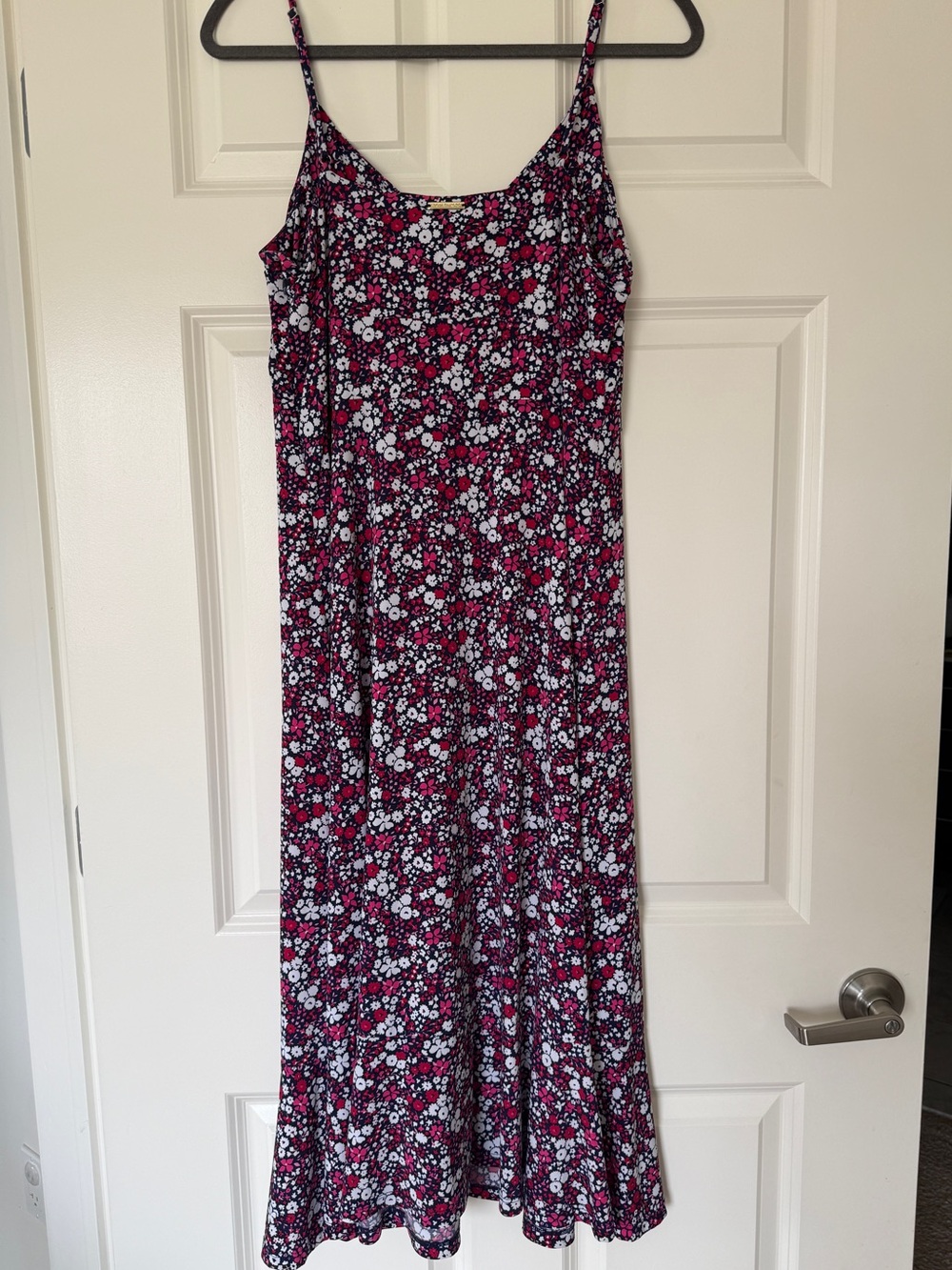 Michael Kors Floral Spaghetti-Strap Midi Dress - Picture 3 of 5